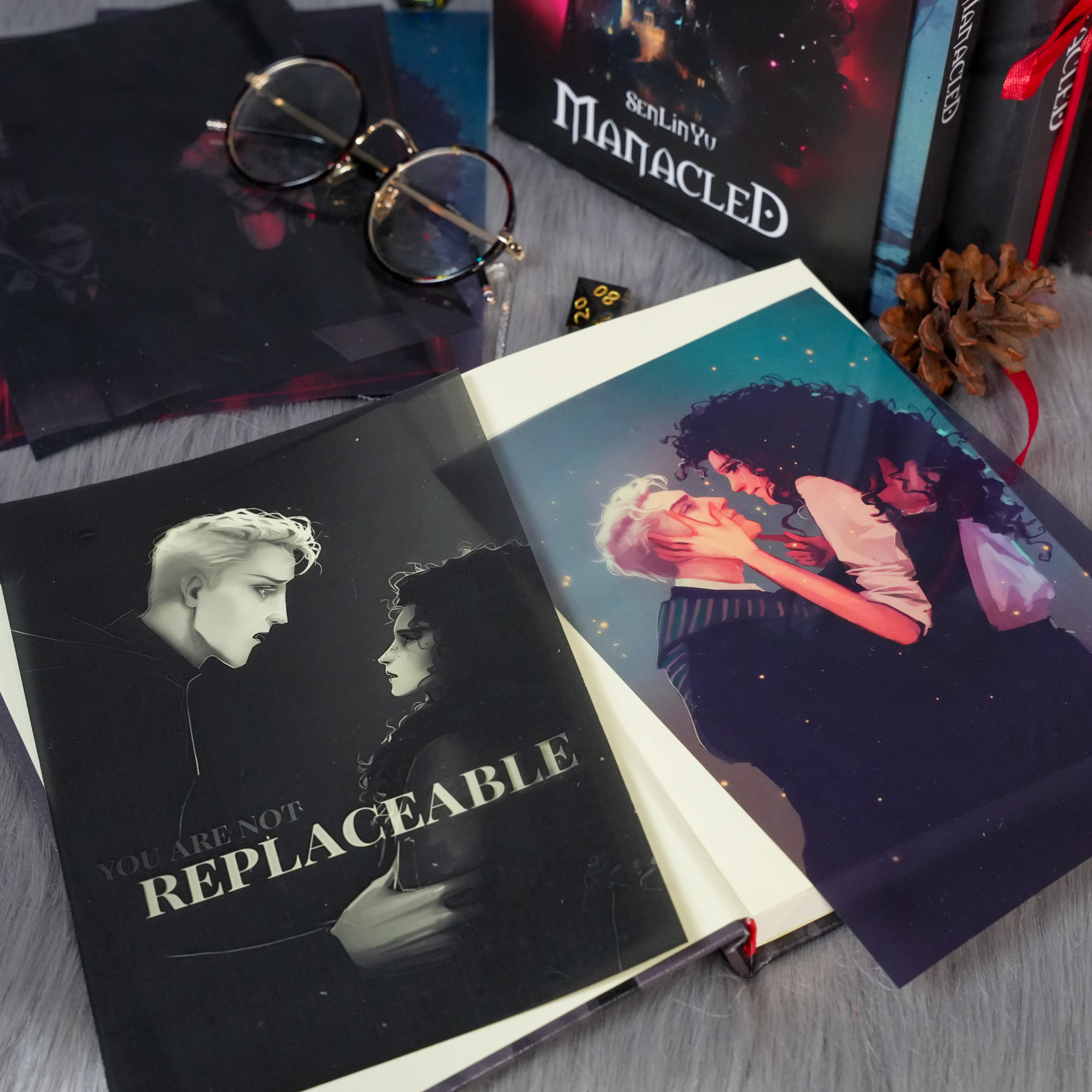 Manacled Book – Complete 3-Book Set by Senlinyu | Collector’s Fanfiction Edition | Posters & Bookmarks Included
