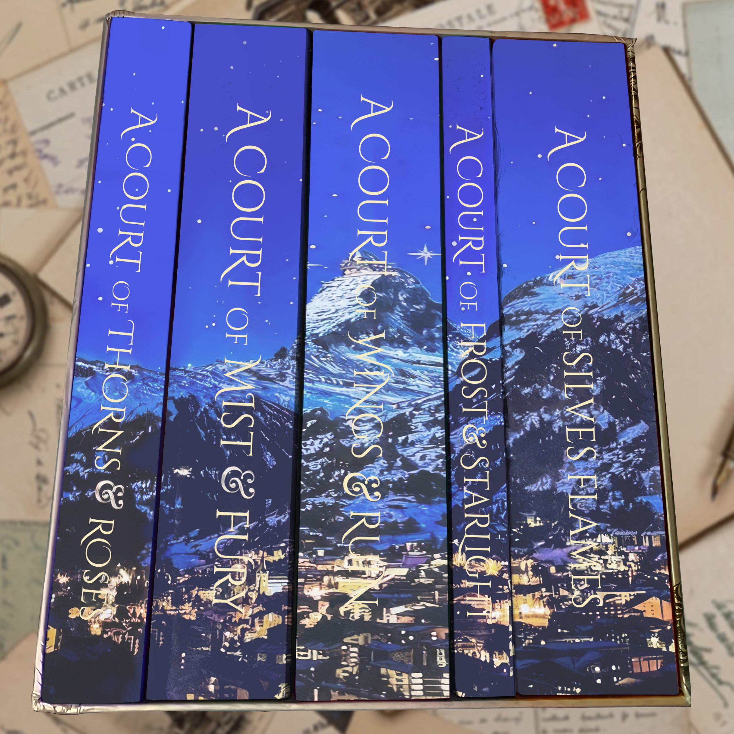 ACOTAR Velaris Special Edition Book Set | A Court of Thorns and Roses, ACOTAR Books, ACOTAR Merch | Officially Licensed by Sarah J. Maas