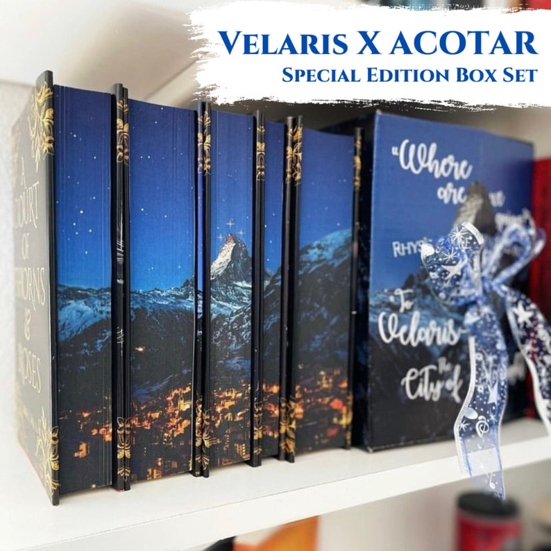 ACOTAR Velaris Special Edition Book Set | A Court of Thorns and Roses, ACOTAR Books, ACOTAR Merch | Officially Licensed by Sarah J. Maas