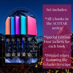 ACOTAR Velaris Special Edition Book Set | A Court of Thorns and Roses, ACOTAR Books, ACOTAR Merch | Officially Licensed by Sarah J. Maas