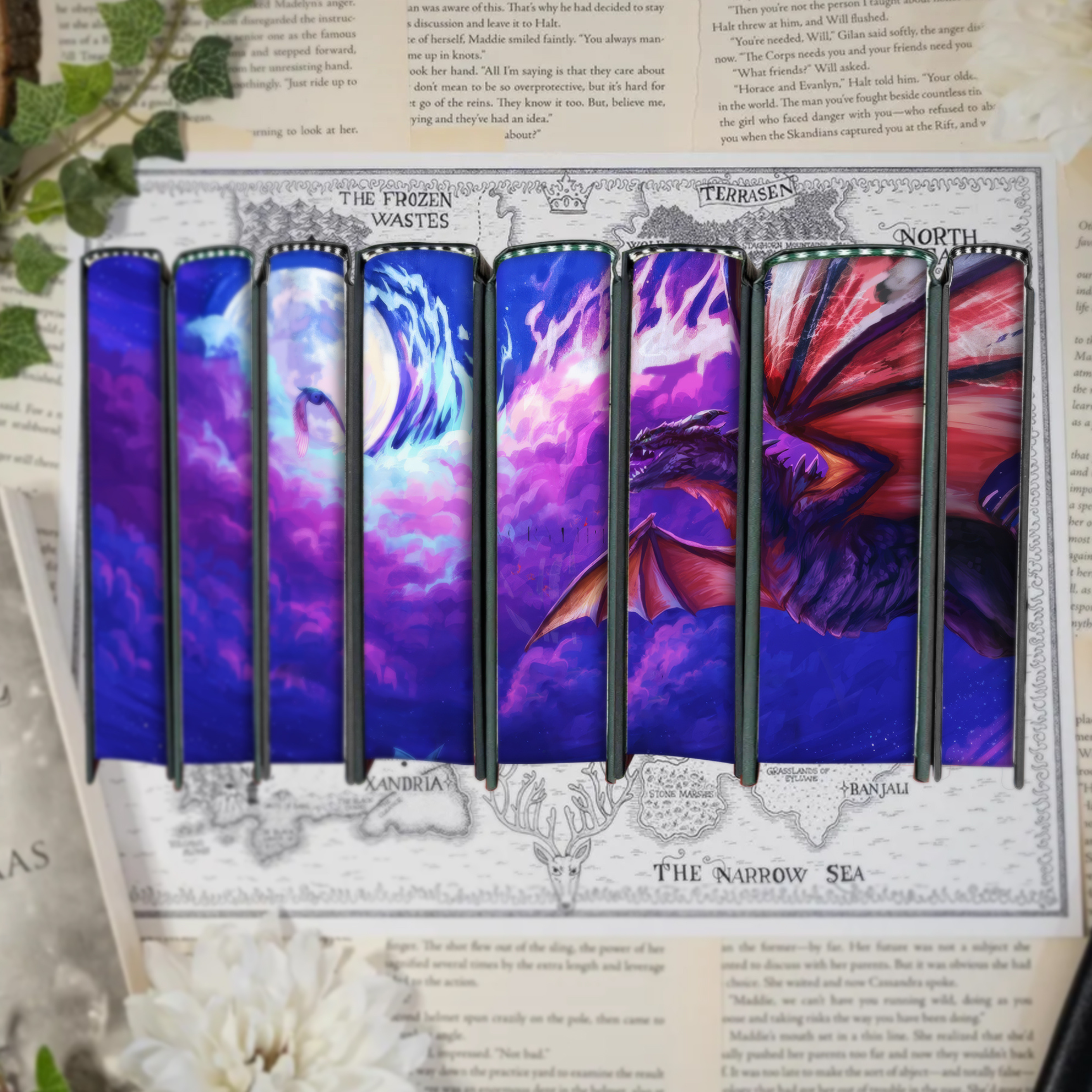 TOG LEGACY (Locations Dust Jackets) by Sarah J. Maas - Throne of Glass Special Edition Box Set