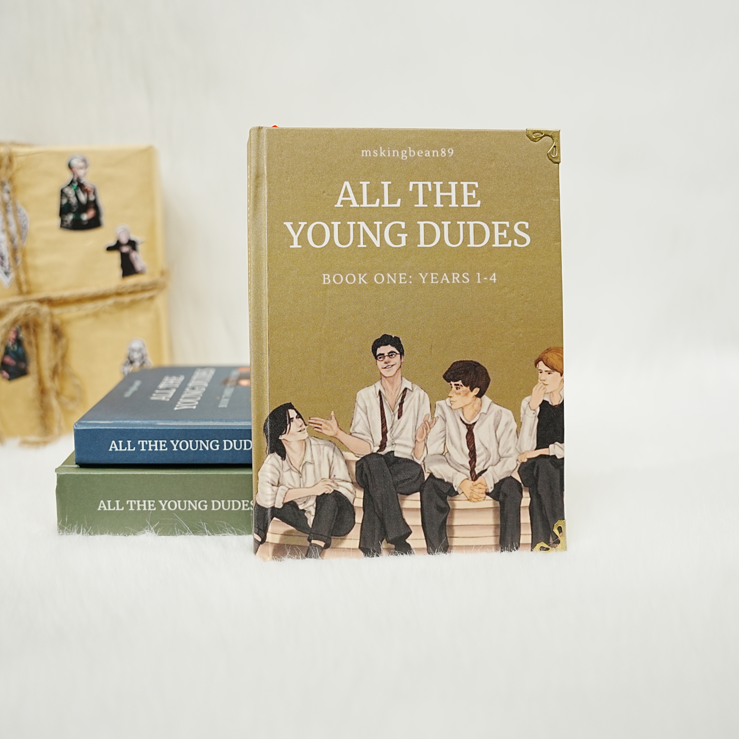 All The Young Dudes by MsKingBean89 – 3-Volume Deluxe Hardcover Set | A Beloved AO3 Fanfiction Collector’s Edition