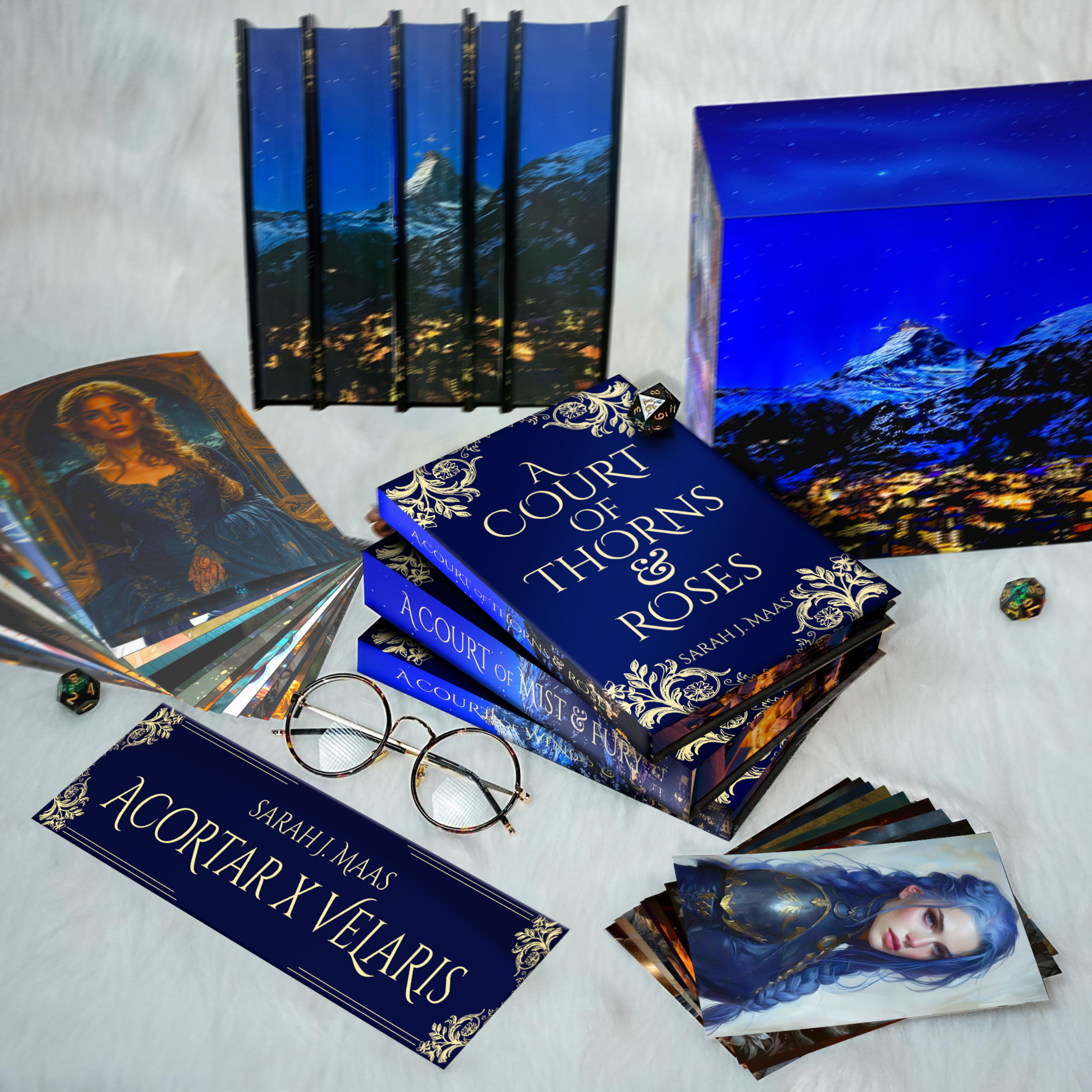 ACOTAR Velaris Special Edition Book Set | A Court of Thorns and Roses, ACOTAR Books, ACOTAR Merch | Officially Licensed by Sarah J. Maas