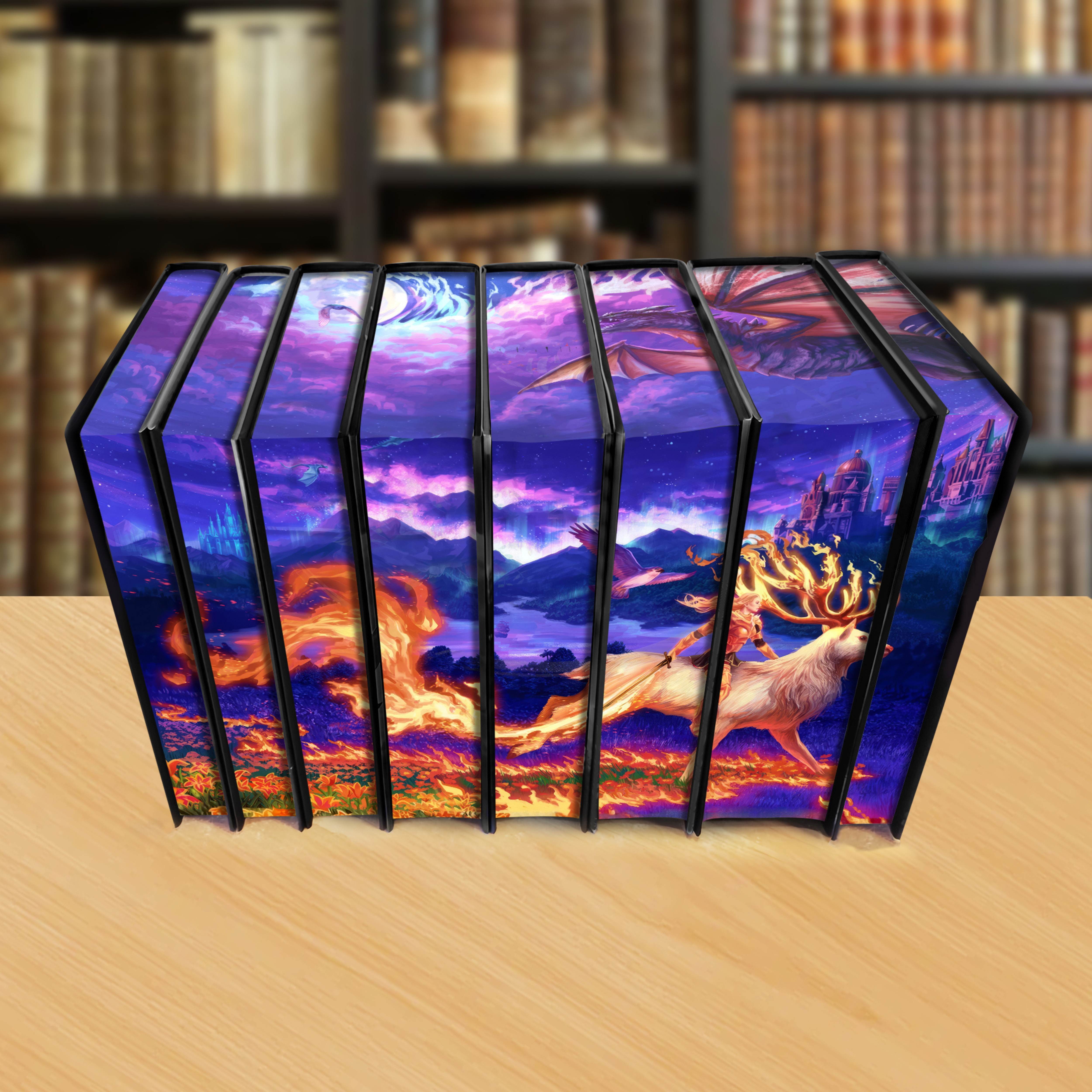 TOG LEGACY (Locations Dust Jackets) by Sarah J. Maas - Throne of Glass Special Edition Box Set