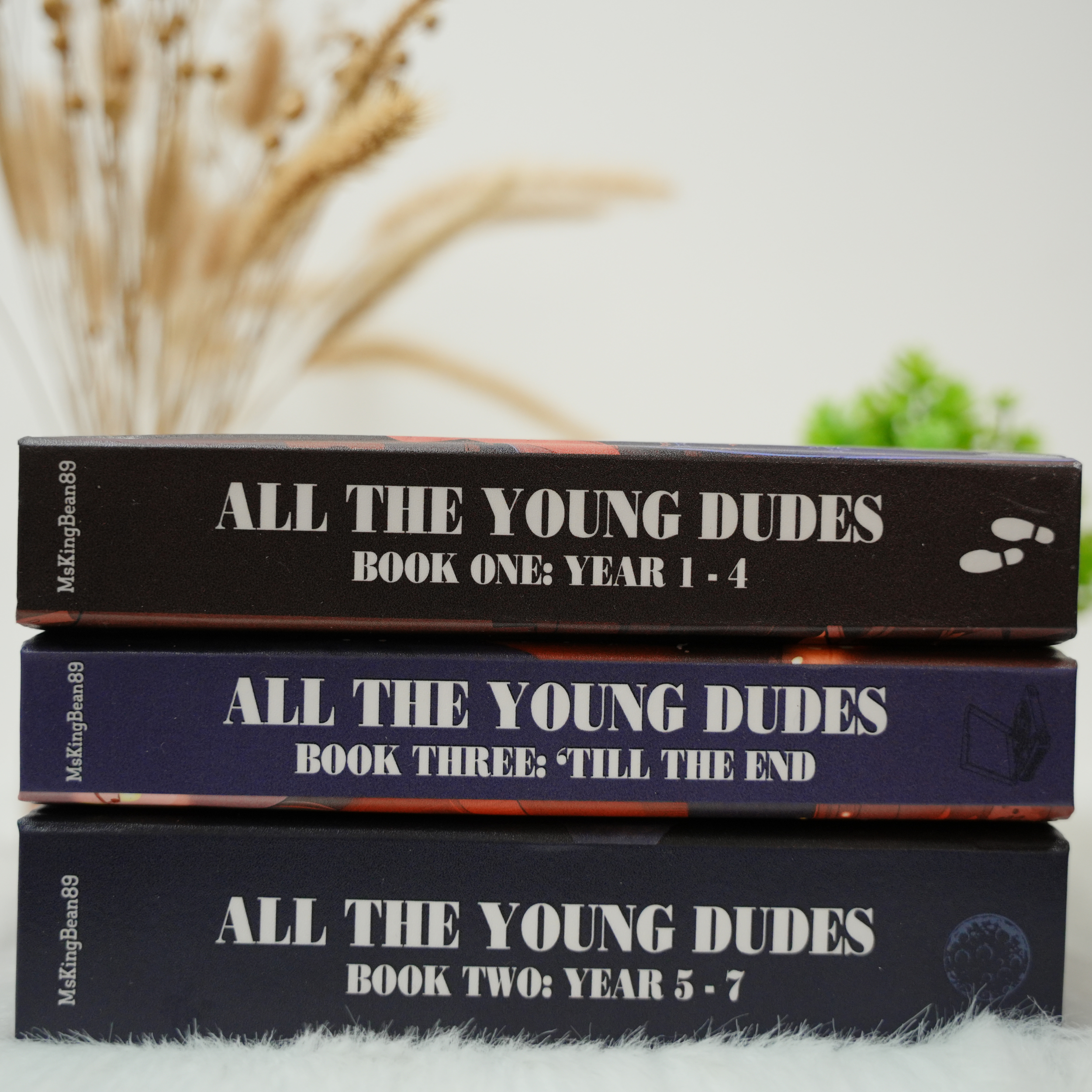 All The Young Dudes Book Set – 3 Hardcover Volumes by MsKingBean89 | Edge Painted Collector’s Edition with Posters & Box