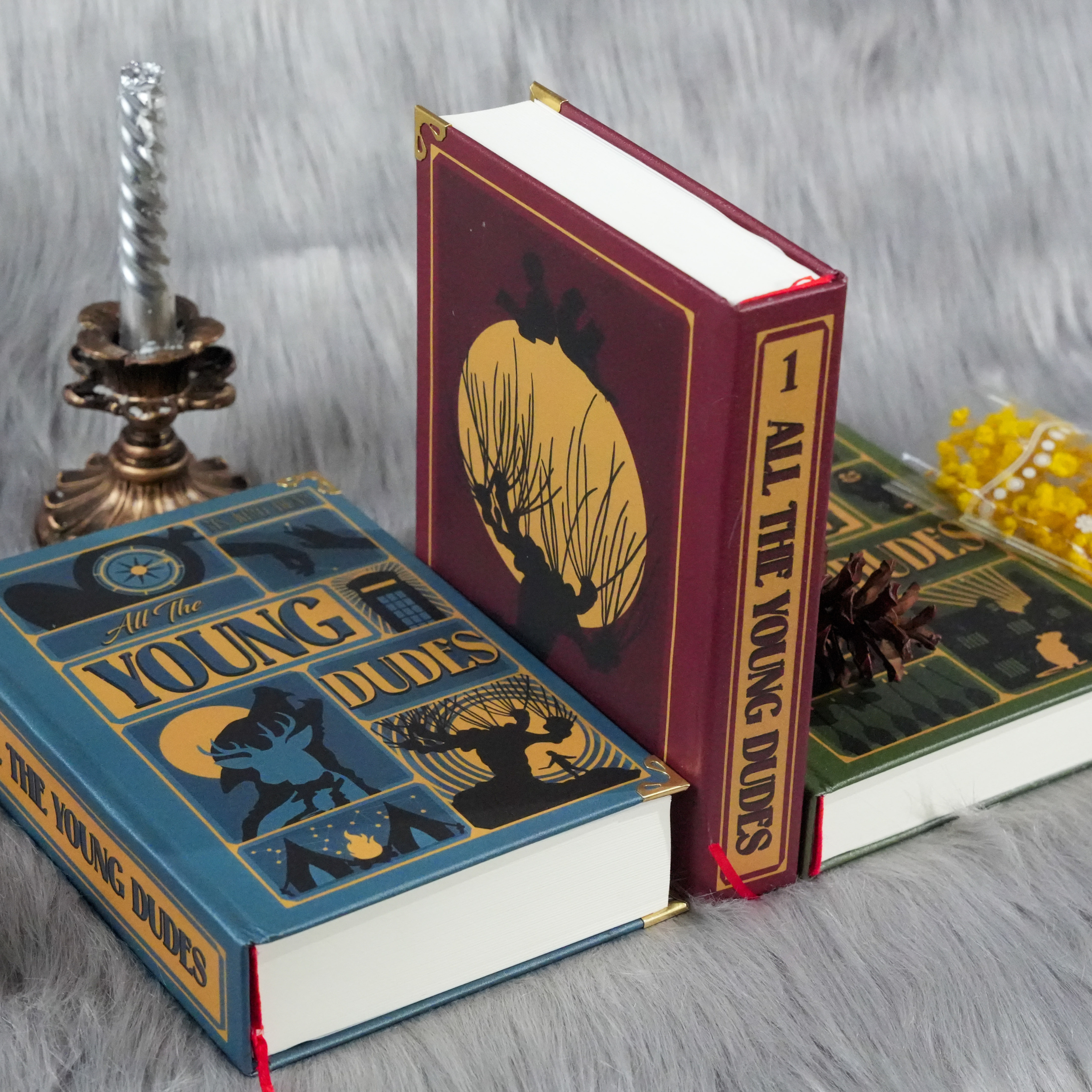 All The Young Dudes – Premium 3-Book Hardcover Collector’s Set | Vintage Design, Marauders Inspired, Gift for Fans