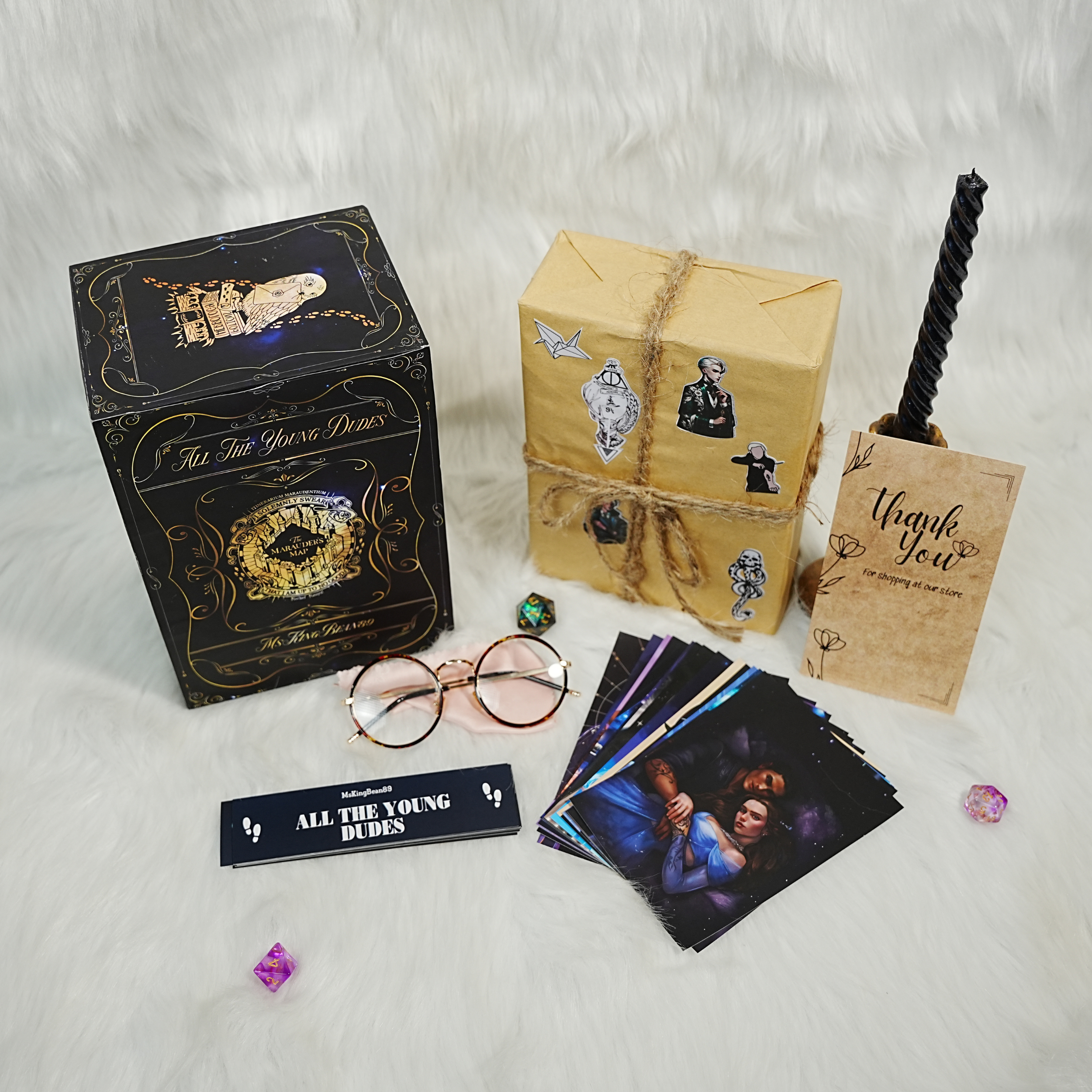 All The Young Dudes – Deluxe Black Hardcover 3-Volume Collector’s Edition with Exclusive Posters, BookMasks & a Premium Display Box