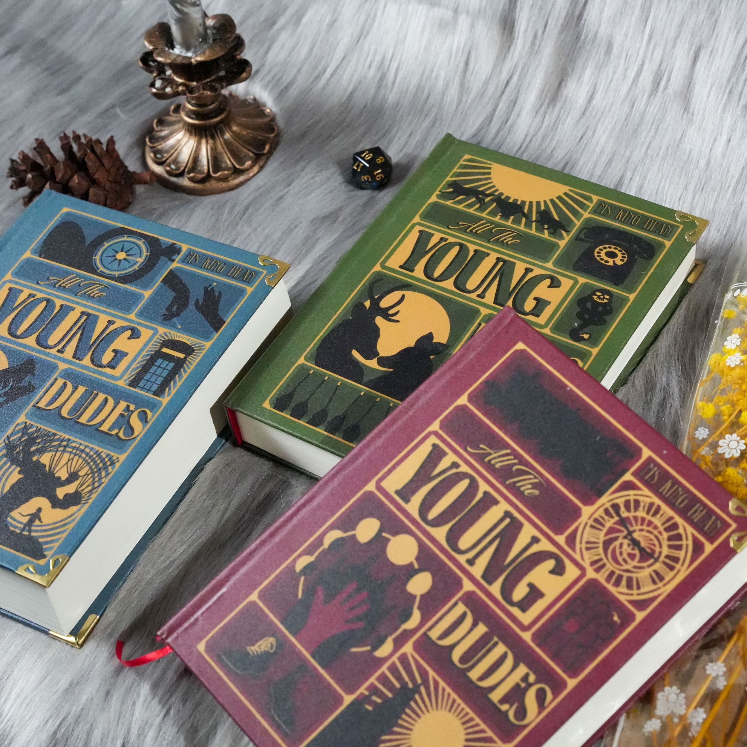 All The Young Dudes – Premium 3-Book Hardcover Collector’s Set | Vintage Design, Marauders Inspired, Gift for Fans