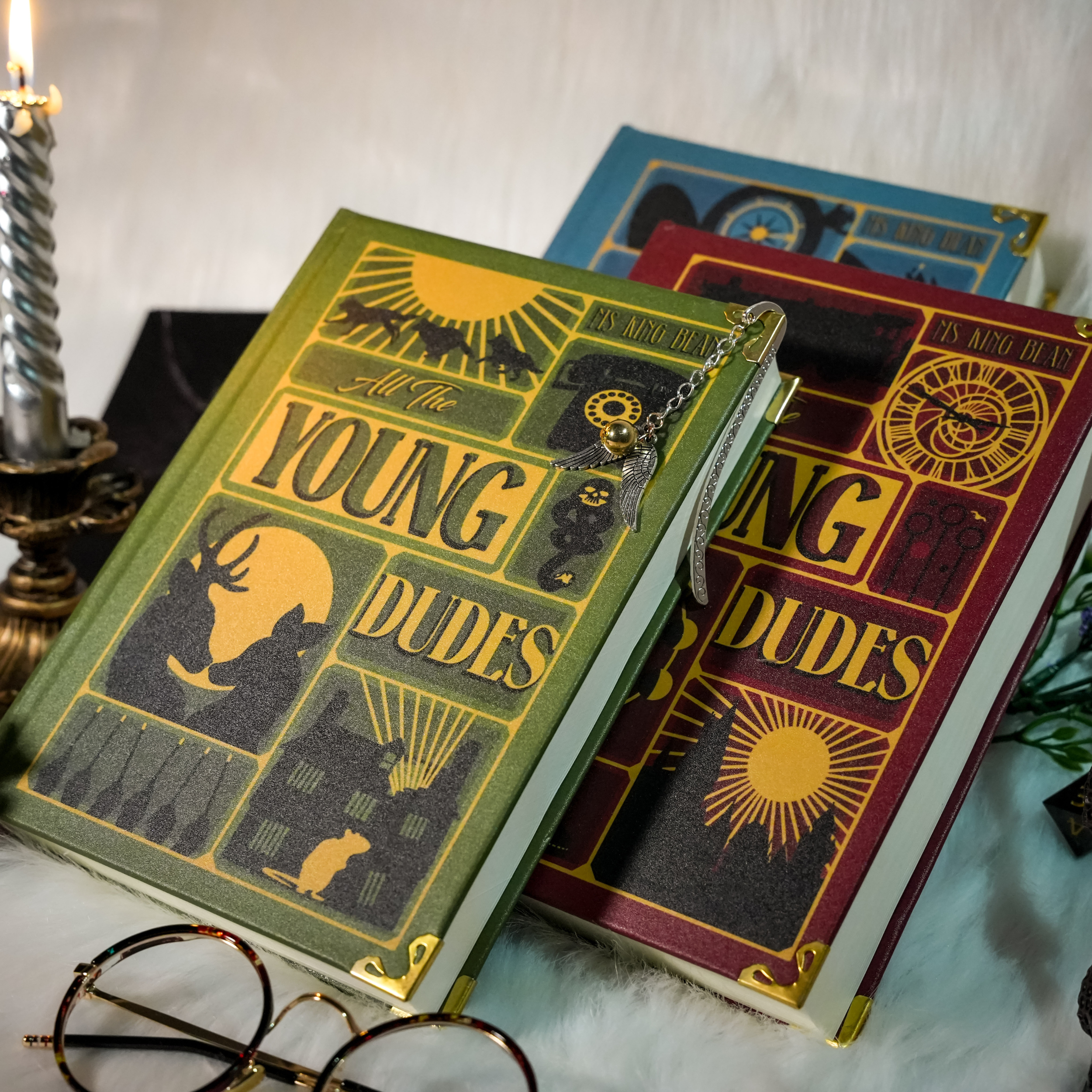 All The Young Dudes – Premium 3-Book Hardcover Collector’s Set | Vintage Design, Marauders Inspired, Gift for Fans