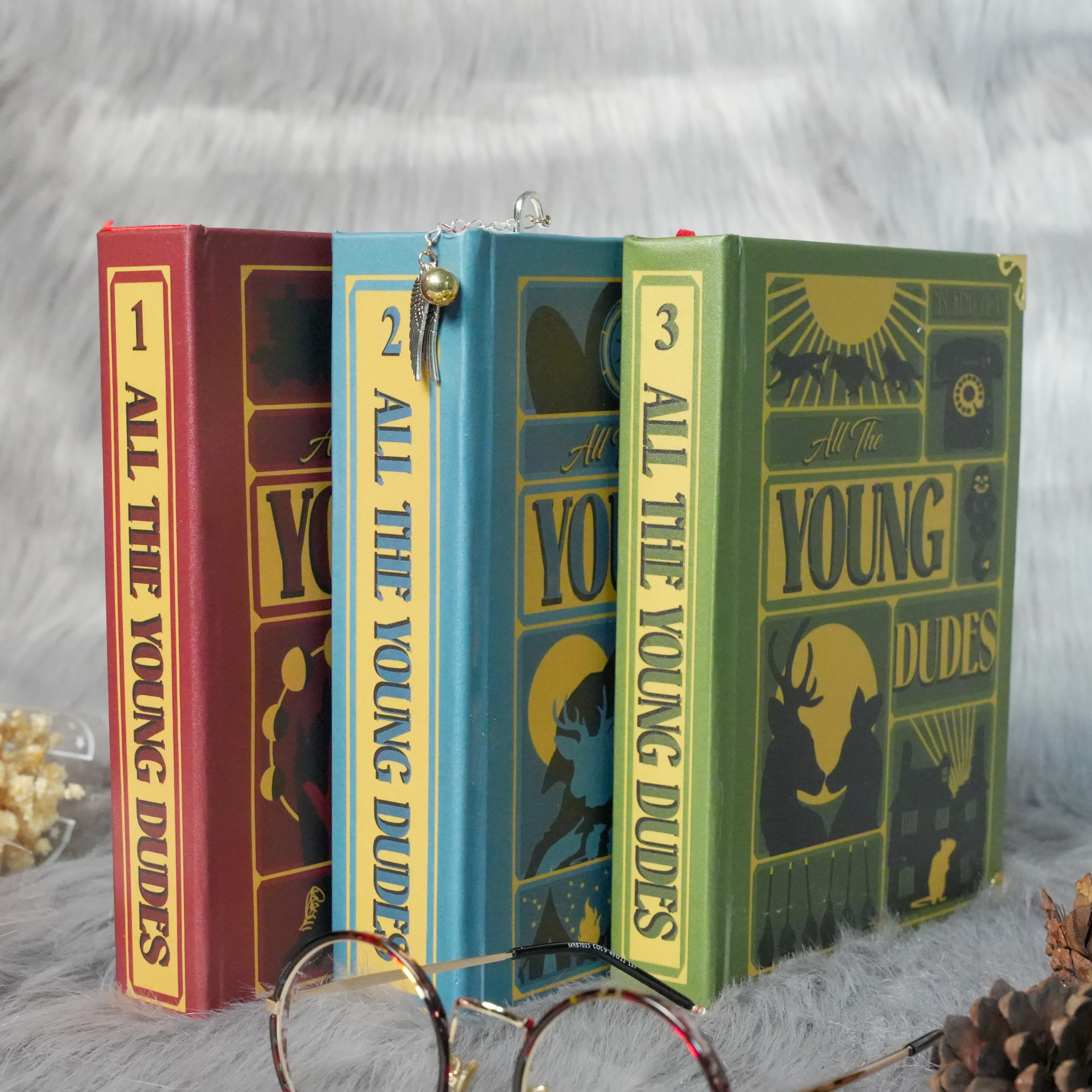 All The Young Dudes – Premium 3-Book Hardcover Collector’s Set | Vintage Design, Marauders Inspired, Gift for Fans