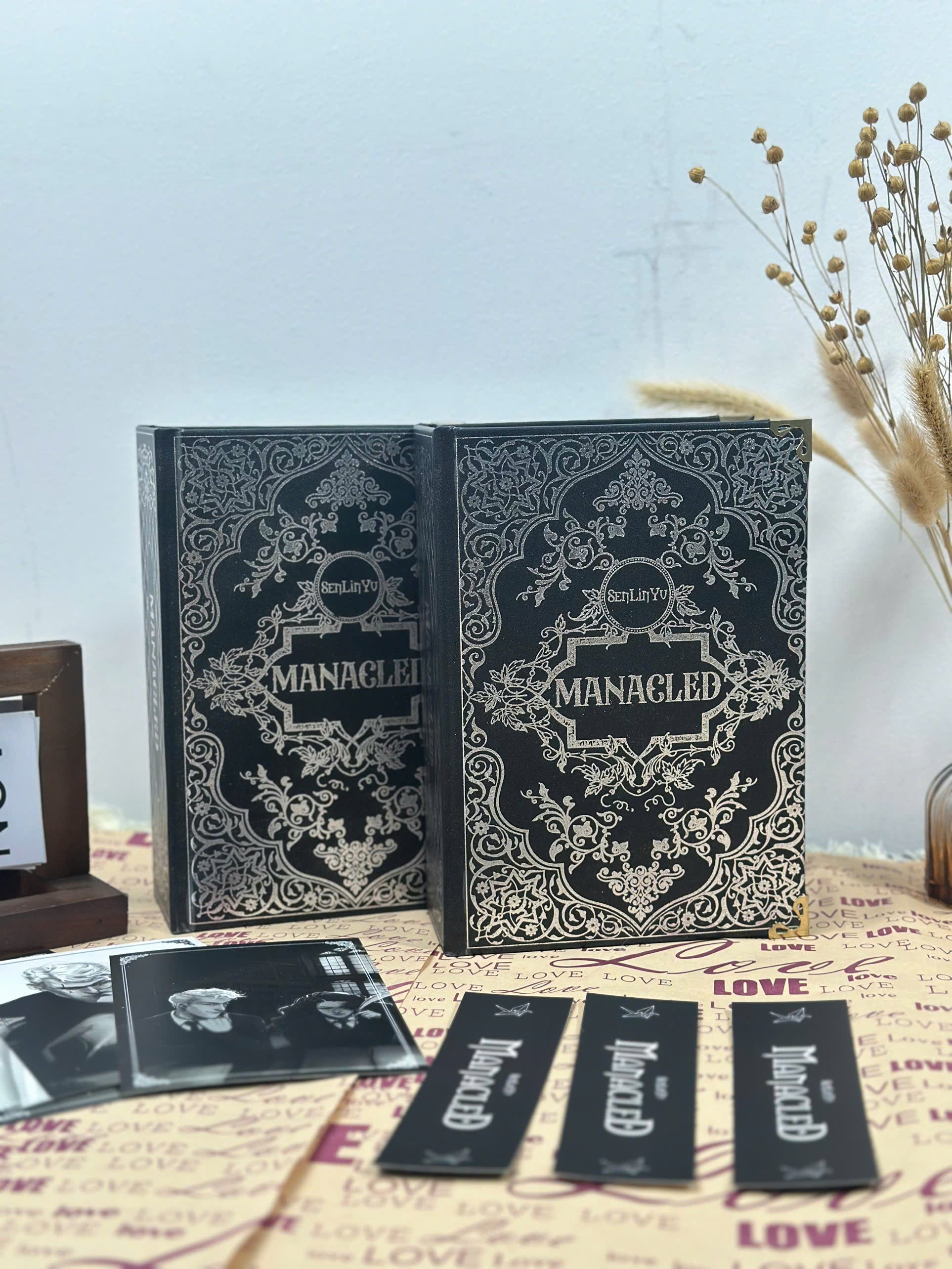 Manacled Collector’s Edition | Silver Foil Hardcover & Hand-Painted Edges