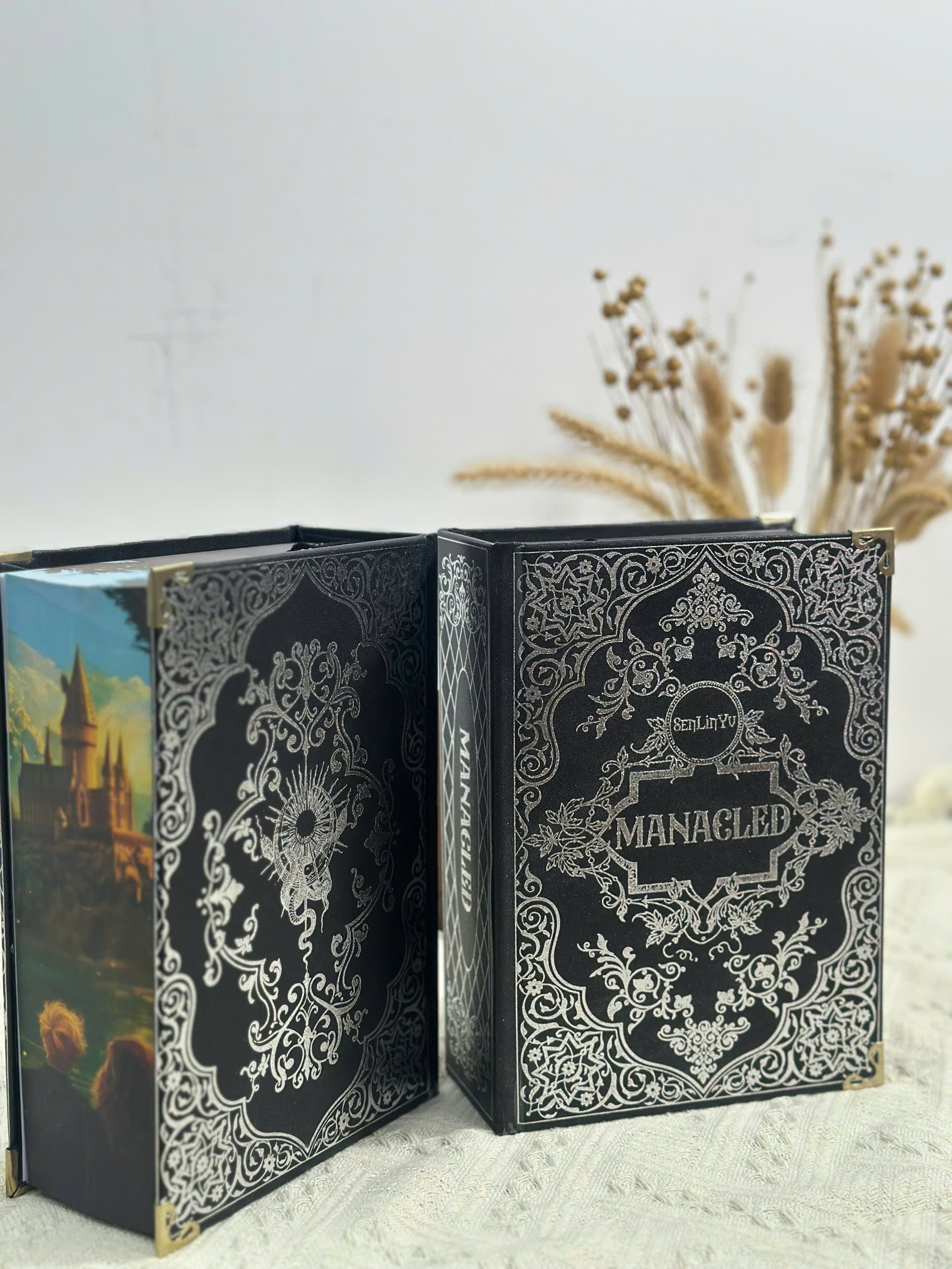 Manacled Collector’s Edition | Silver Foil Hardcover & Hand-Painted Edges